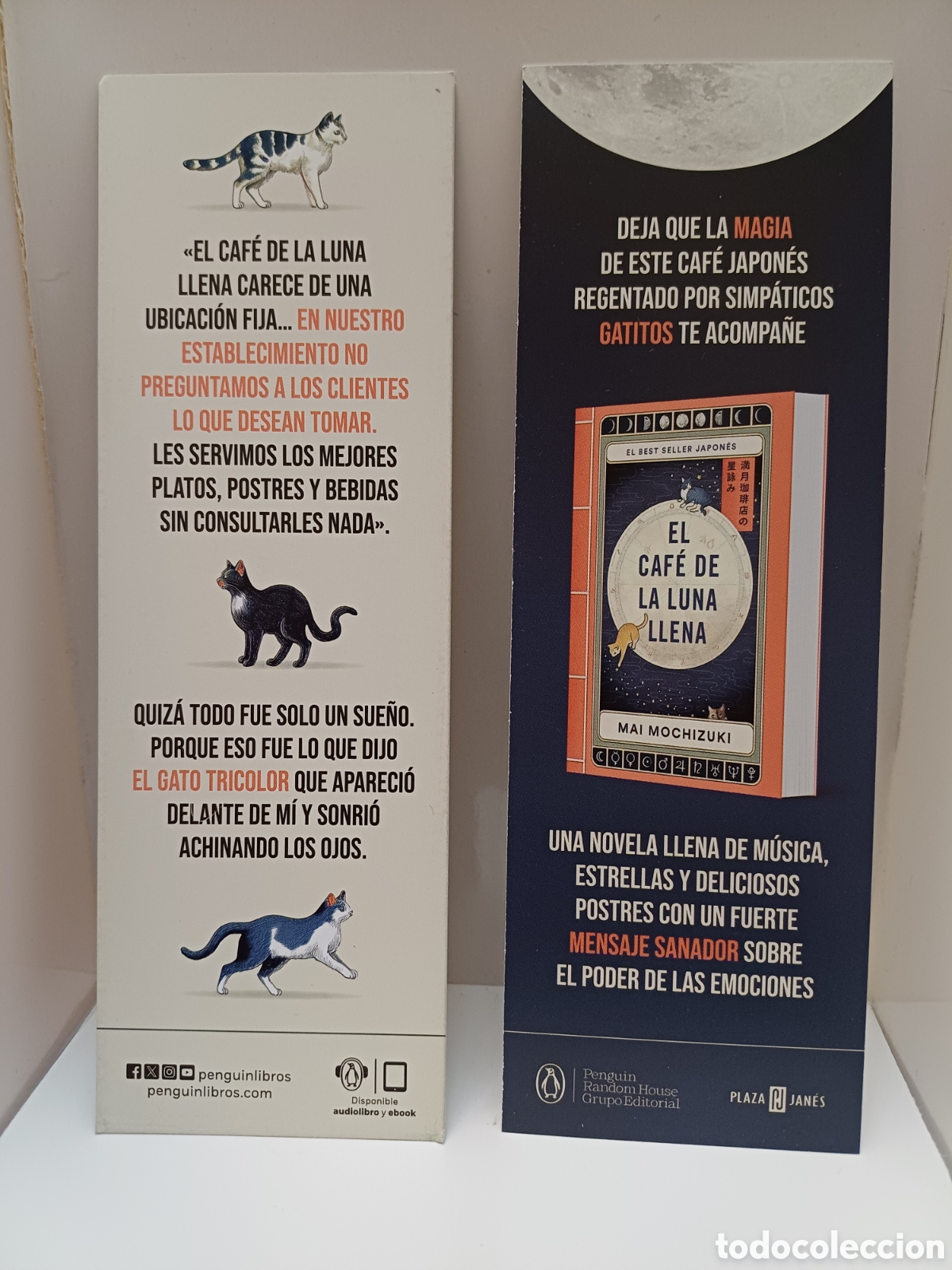 Coleccionismo marcap&aacute;ginas: Marcap&aacute;ginas El caf&eacute; de luna llena - Foto 1