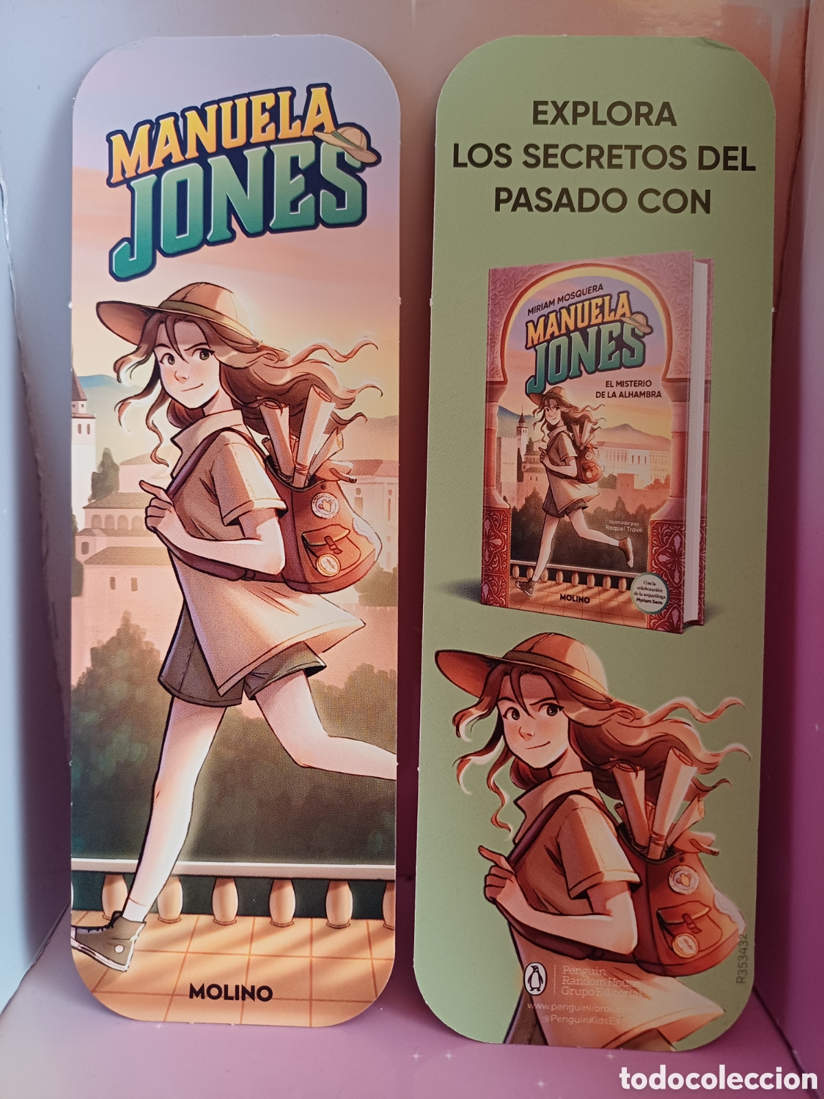 Collectables Bookmark: Marcap&aacute;ginas Manuela Jones