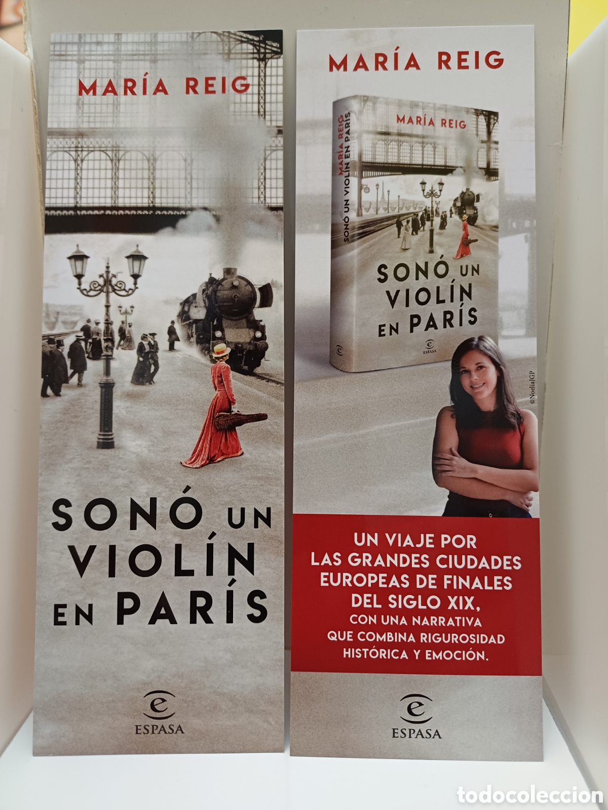 Coleccionismo marcap&aacute;ginas: Marcap&aacute;ginas Son&oacute; un viol&iacute;n en Par&iacute;s - Foto 1