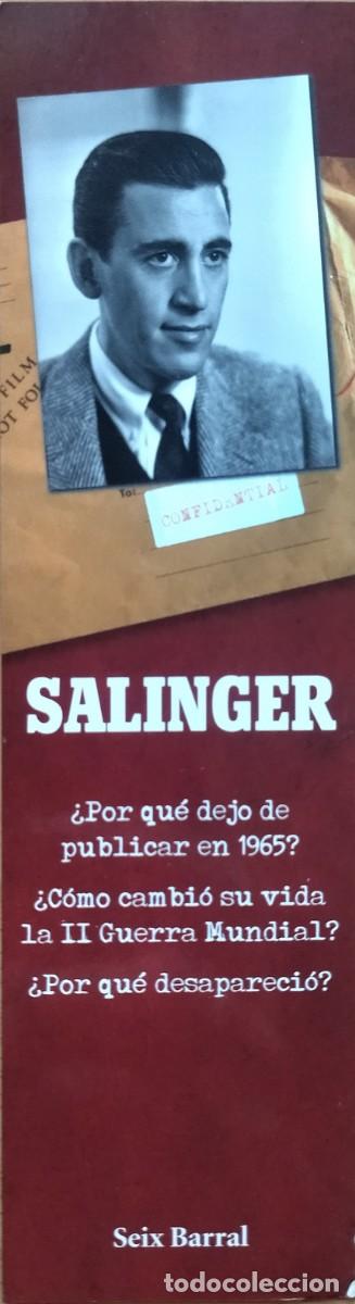 Coleccionismo marcap&aacute;ginas: MARCAPAGINAS SALINGER - SEIX BARRAL - Foto 1