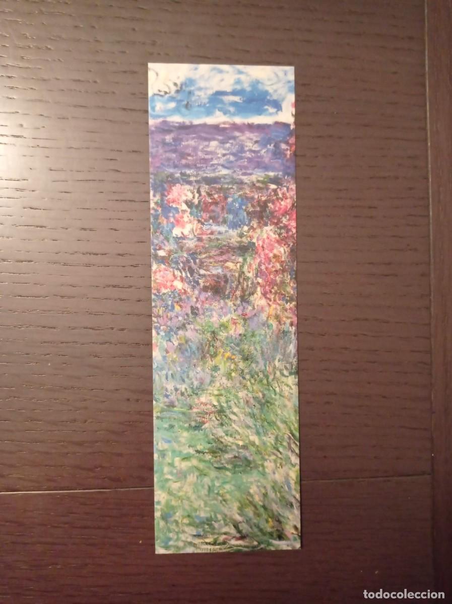 Collectables Bookmark: MARCAPAGINAS. MUSEO THYSSEN-BORNEMISZA. CLAUDE MONET. LA CASA ENTRE LAS ROSAS