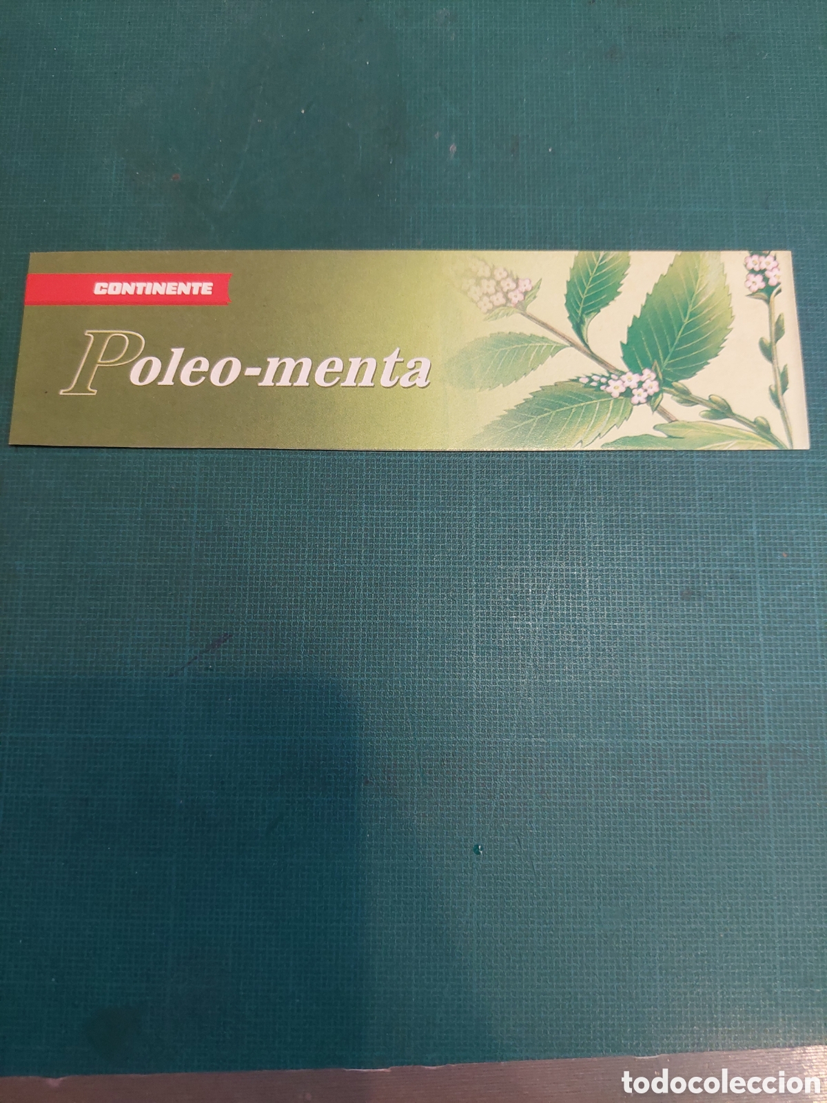 Collectionnisme Marque-pages: CONTINENTE Poleo menta MARCAPAGINAS