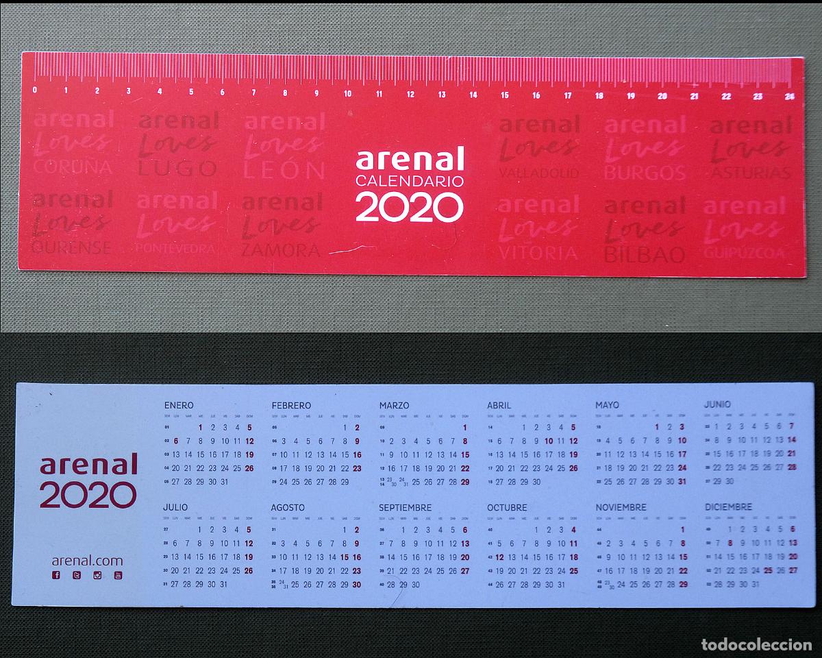 Coleccionismo marcap&aacute;ginas: Marcap&aacute;ginas - ARENAL - CALENDARIO 2020 - Foto 1
