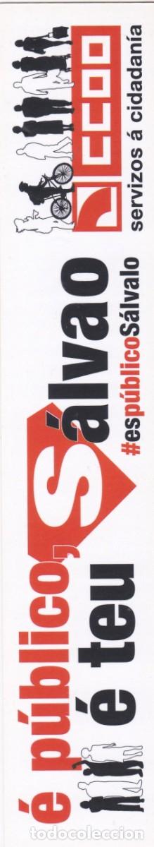 Sammeln von Lesezeichen: MARCAPAGINAS CCOO/CC.OO. SERVIZOS A CIDADANIA (GALICIA) - CALENDARIO 2014 (REVERSO)