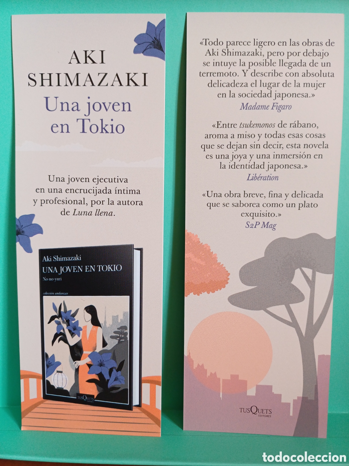 Sammeln von Lesezeichen: Marcap&aacute;ginas Una joven en Tokio