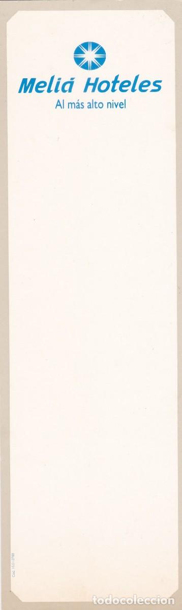 Collectables Bookmark: MARCAPAGINAS MELIA HOTELES