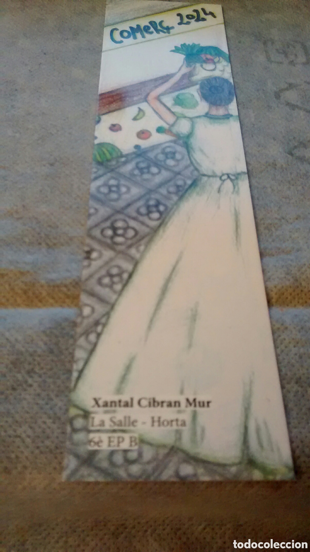 Collectables Bookmark: MARCAPAGINAS COMER&Ccedil;OS AMB CARA I ULLS. TRIA BARCELONA. AJUNTAMENT BARCELONA (A2)