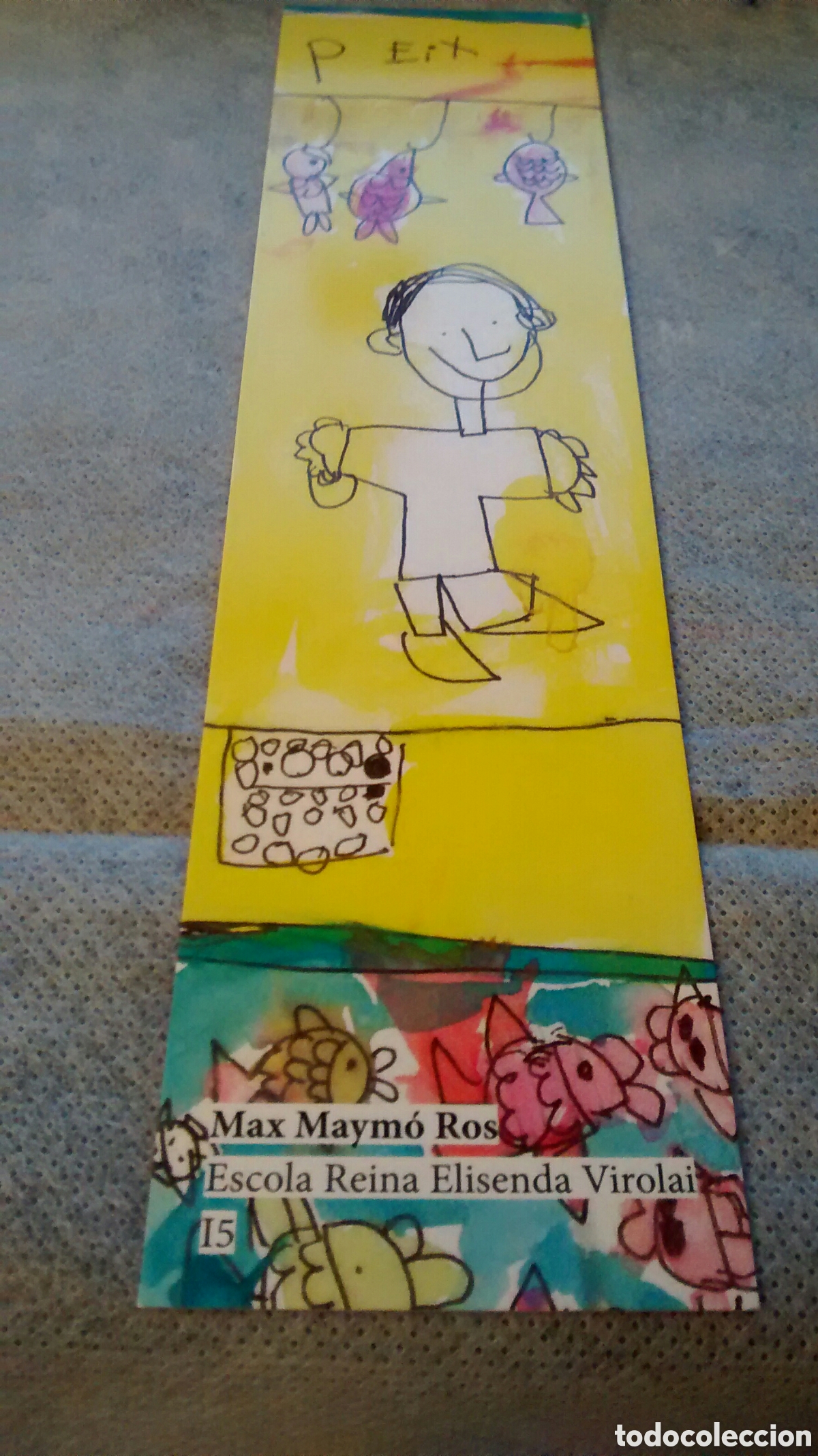 Collectables Bookmark: MARCAPAGINAS COMER&Ccedil;OS AMB CARA I ULLS. TRIA BARCELONA. AJUNTAMENT BARCELONA