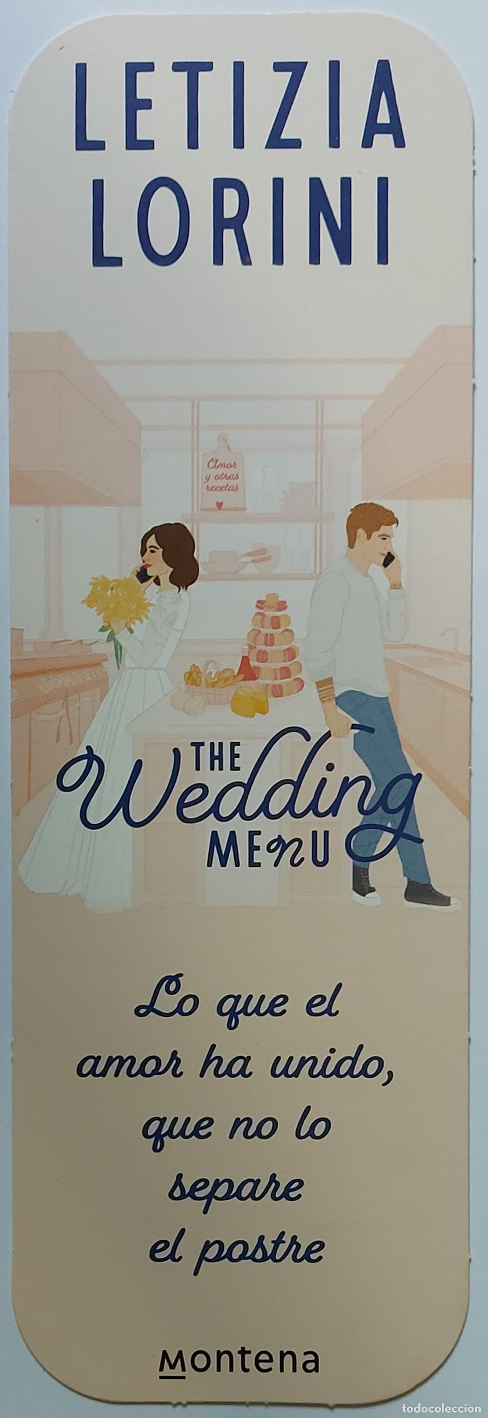 Collectables Bookmark: MARCAPAGINAS - MONTENA - THE WEDDING MENU - LETIZIA LORINI