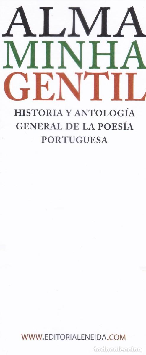 Coleccionismo Marcap&aacute;ginas: MARCAPAGINAS EDITORIAL ENEIDA. ALMA MINHA GENTIL