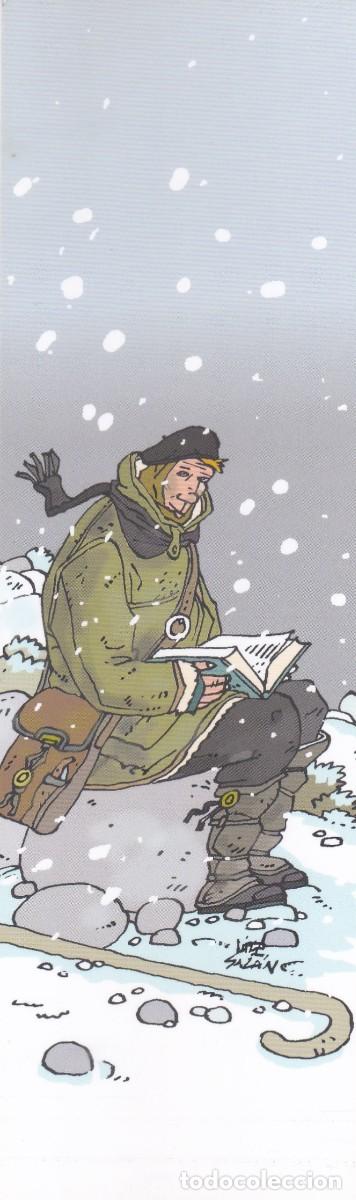Collectables Bookmark: MARCAPAGINAS HUYGENS EDITORIAL. ILUSTRADOR FELIPE LOPEZ SALAN