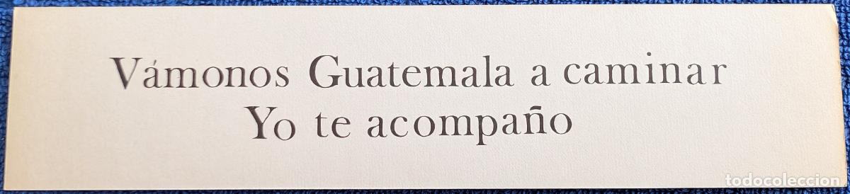 Coleccionismo marcap&aacute;ginas: Marcap&aacute;ginas Guatemala te acompa&ntilde;a - Foto 2