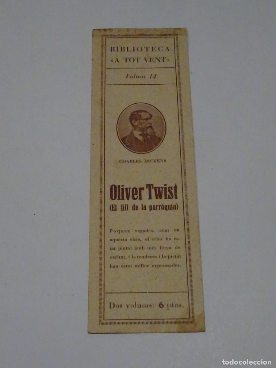 Collectables Bookmark: PUNTO DE LIBRO / MARCAP&Aacute;GINAS - BIBLIOTECA A TOT VENT VOLUM 14 CHARLES DICKENS - 16X5CM