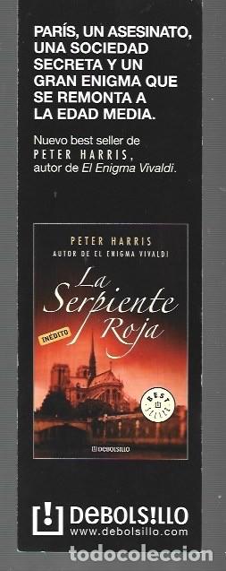 Collectables Bookmark: MARCAP&Aacute;GINAS EDICI&Oacute;N DE BOLSILLO LA SERPIENTE ROJA