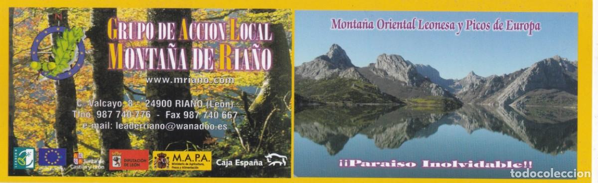 Collectables Bookmark: MARCAPAGINAS MONTA&Ntilde;A DE RIA&Ntilde;O. MONTA&Ntilde;A ORIENTAL LEONESA Y PICOS DE EUROPA - CALENDARIO 2006 (REVERSO