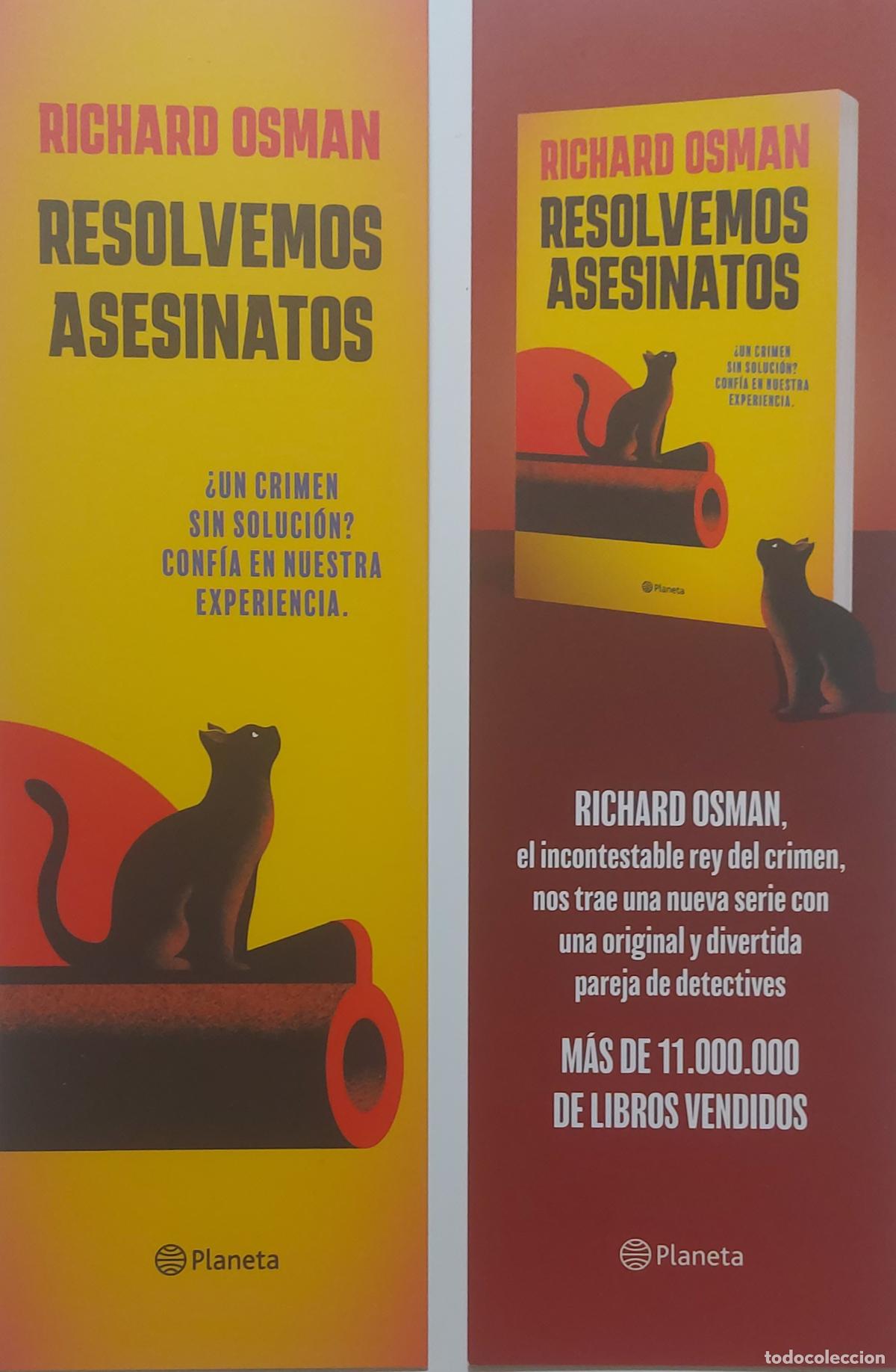 Collectables Bookmark: MARCAPAGINAS - PLANETA - RESOLVEMOS ASESINATOS - RICHARD OSMAN