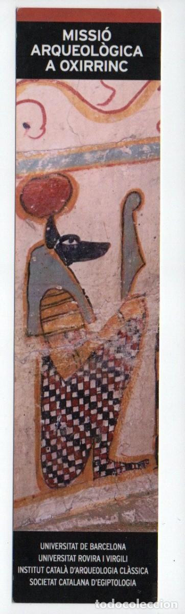 Sammeln von Lesezeichen: MARCAPAGINAS, MISSI&Oacute; ARQUEOL&Ograve;GICA A OXIRRINC.