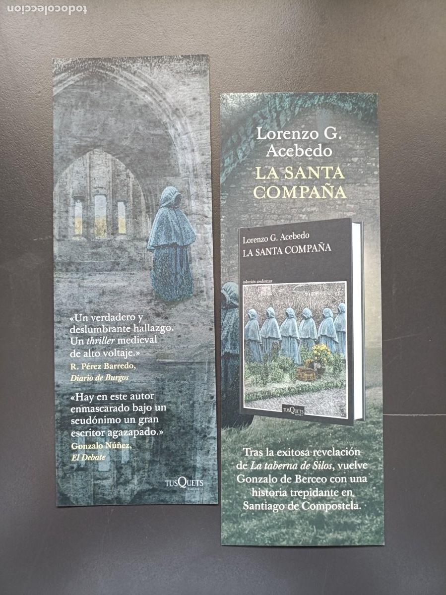 Coleccionismo marcap&aacute;ginas: MARCAP&Aacute;GINAS - TUSQUETS EDITORES - LA SANTA COMPA&Ntilde;A - Foto 1