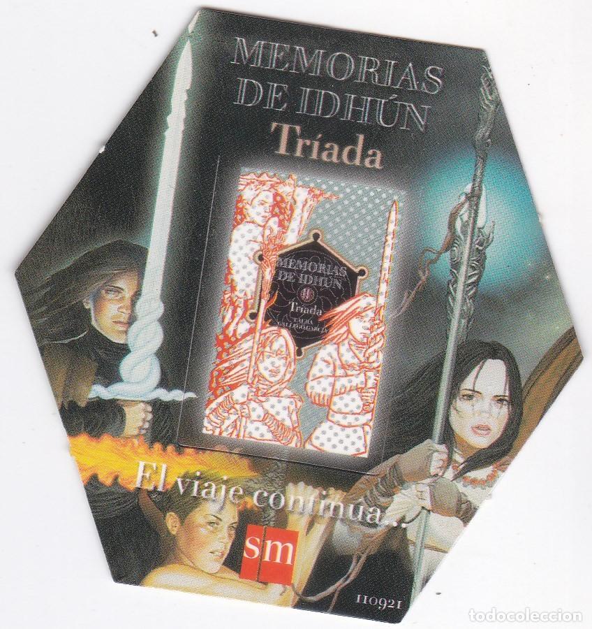 Sammeln von Lesezeichen: MARCAPAGINAS SM. MEMORIAS DE IDHUN. TRIADA - TROQUELADO, CON PESTA&Ntilde;A