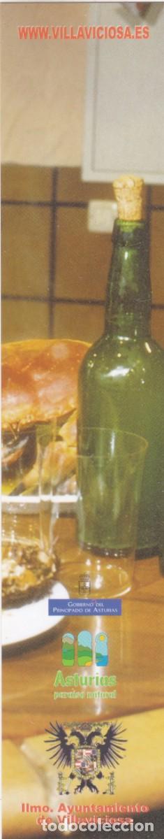Collectables Bookmark: MARCAPAGINAS AYUNTAMIENTO DE VILLAVICIOSA. ASTURIAS PARAISO NATURAL - BOTELLA DE SIDRA