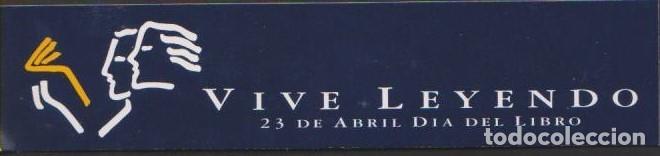 Coleccionismo Marcap&aacute;ginas: marcapaginas VIVE LEYENDO bookmark point book marcador marca pagina punto libro SOY.YO