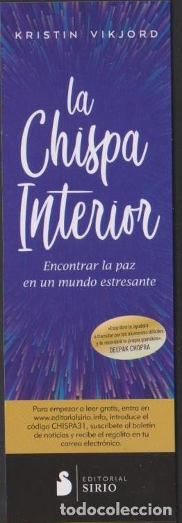Sammeln von Lesezeichen: marcapaginas CHISPA INTERIOR SIRIO bookmark point book marcador marca pagina punto libro SOY.YO