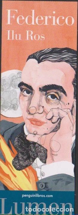 Coleccionismo Marcap&aacute;ginas: marcapaginas FEDERICO ILU ROS LUMEN bookmark point book marcador marca pagina punto libro SOY.YO