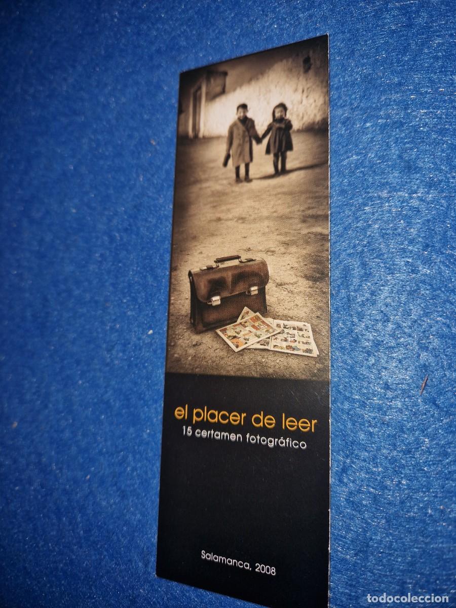 Coleccionismo Marcap&aacute;ginas: Marcapaginas el placer de leer certamen fotogr&aacute;fico Salamanca