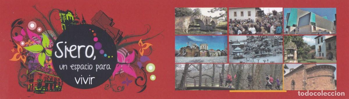 Sammeln von Lesezeichen: MARCAPAGINAS SIERO (ASTURIAS), UN ESPACIO PARA VIVIR - CALENDARIO 2014 (REVERSO)