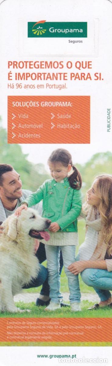Sammeln von Lesezeichen: MARCAPAGINAS GROUPAMA SEGUROS - CALENDARIO 2017 (REVERSO) - CON PESTA&Ntilde;A