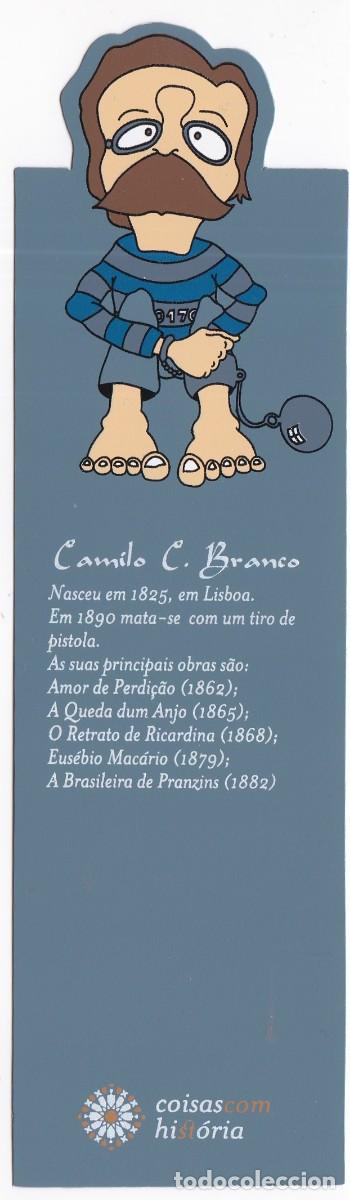 Sammeln von Lesezeichen: Marcapaginas troquelado Camilo C. Branco