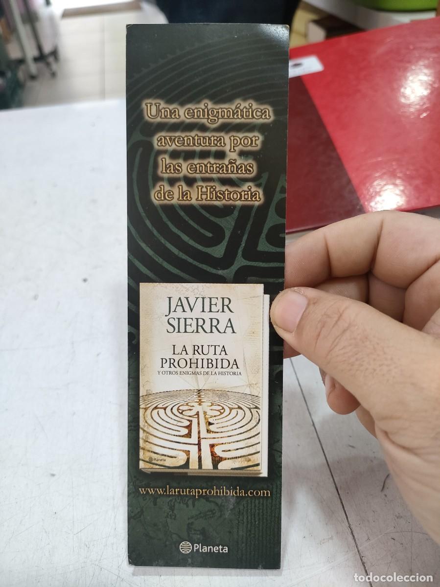 Sammeln von Lesezeichen: Marcap&aacute;ginas PLANETA Javier Sierra LA RUTA PROHIBIDA estado el que se aprecia