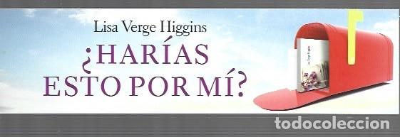 Coleccionismo Marcap&aacute;ginas: MARCAP&Aacute;GINAS EDICI&Oacute;N DE PLANETA &iquest; HARIAS ESTO POR MI ?