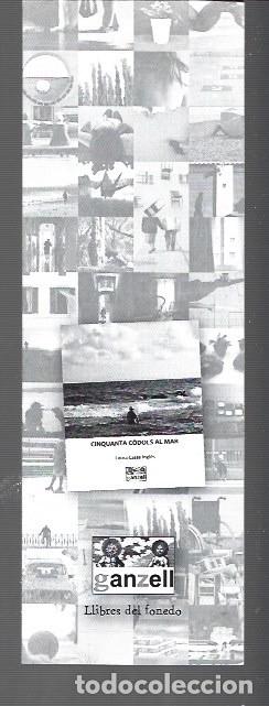 Coleccionismo Marcap&aacute;ginas: MARCAP&Aacute;GINAS EDICI&Oacute;N DE GANZELL LLIBRES DEL FONEDO