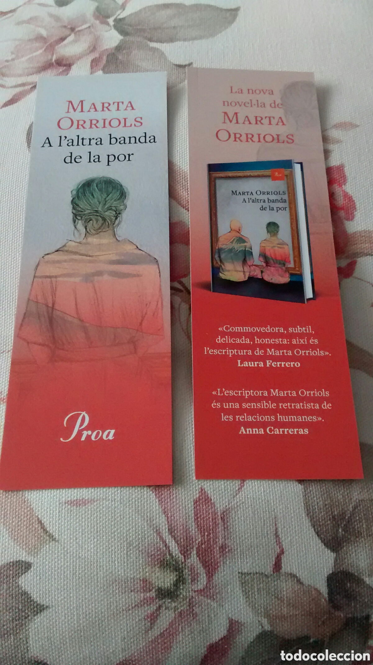 Coleccionismo Marcap&aacute;ginas: MARCAPAGINAS A L&acute;ALTRA BANDA DE LA POR- MARTA ORRIOLS-PROA