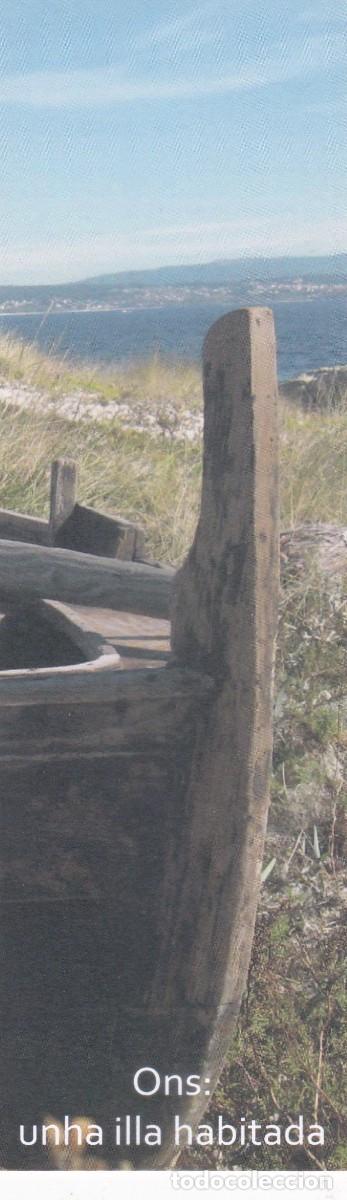 Coleccionismo Marcap&aacute;ginas: MARCAPAGINAS ONS: UNHA ILLA HABITADA - ISLAS ONS. RIA DE PONTEVEDRA