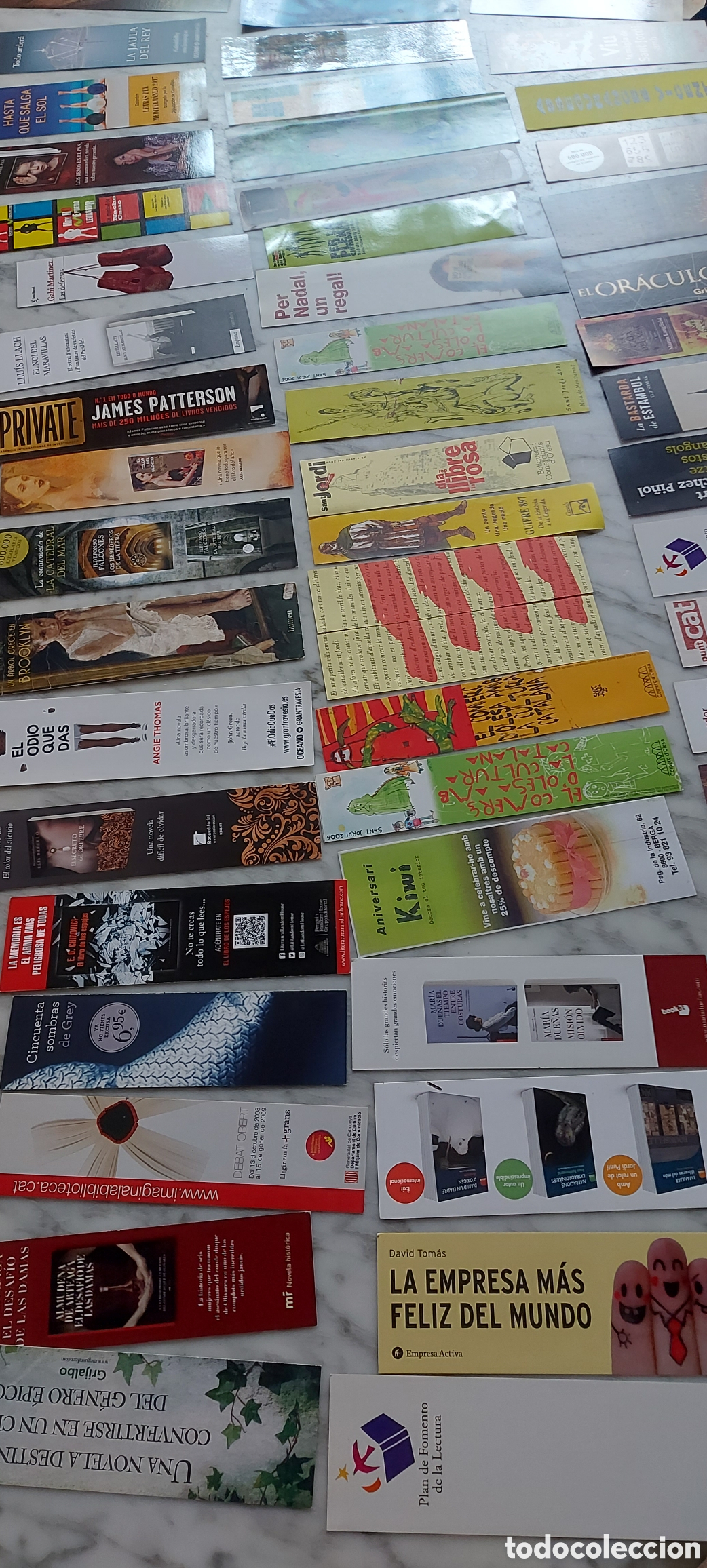 Sammeln von Lesezeichen: LOTE DE 55 MARCAPAGINAS