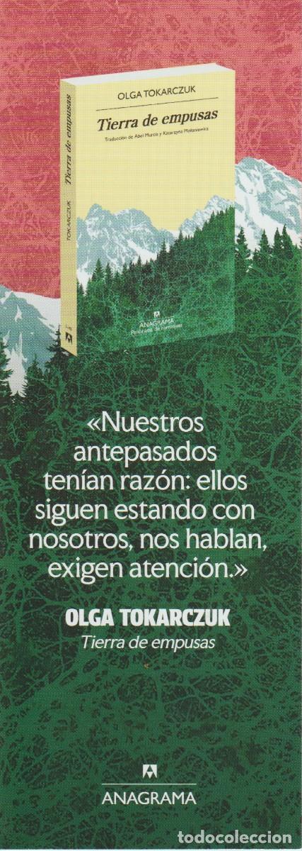 Sammeln von Lesezeichen: MARCAPAGINAS PUNT DE LLIBRE - TIERRA DE EMPUSAS - ED. ANAGRAMA