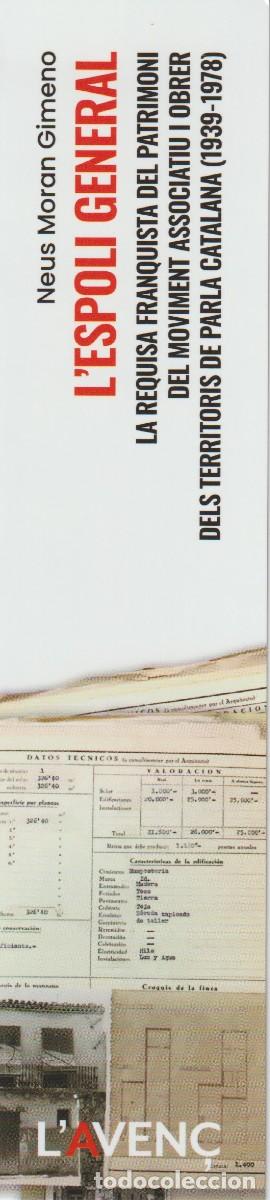 Sammeln von Lesezeichen: MARCAPAGINAS PUNT DE LLIBRE - L'ESPOLI GENERAL - ED. L'AVEN&Ccedil;