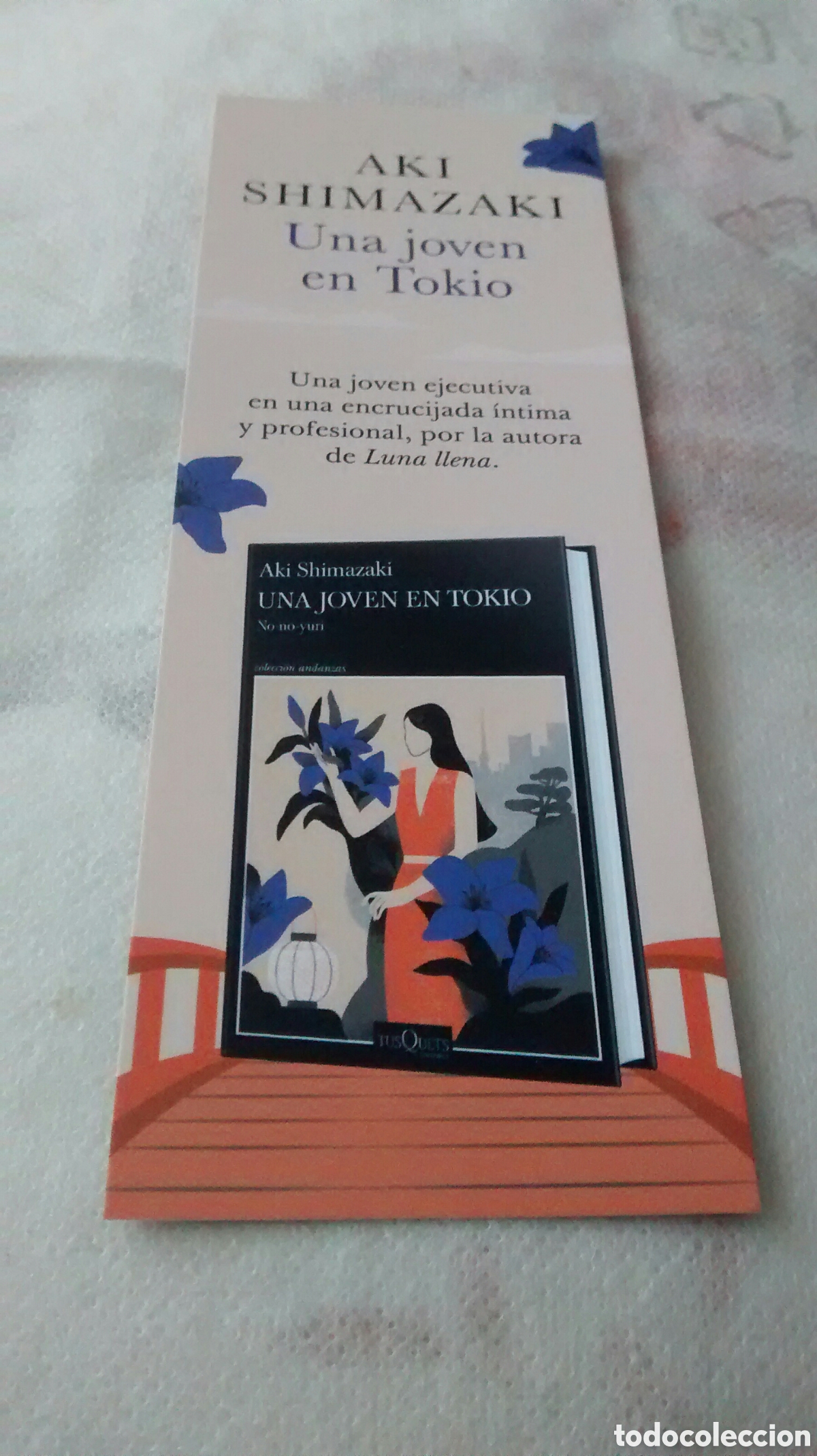 Coleccionismo Marcap&aacute;ginas: MARCAPAGINAS UNA JOVEN EN TOKIO-AKI SHIMAZAKI-TUSQUETS