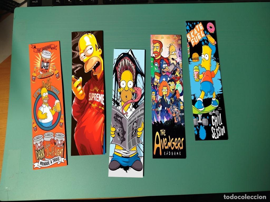 Coleccionismo marcap&aacute;ginas: 100 puntos de libro de los simpsons - Foto 2