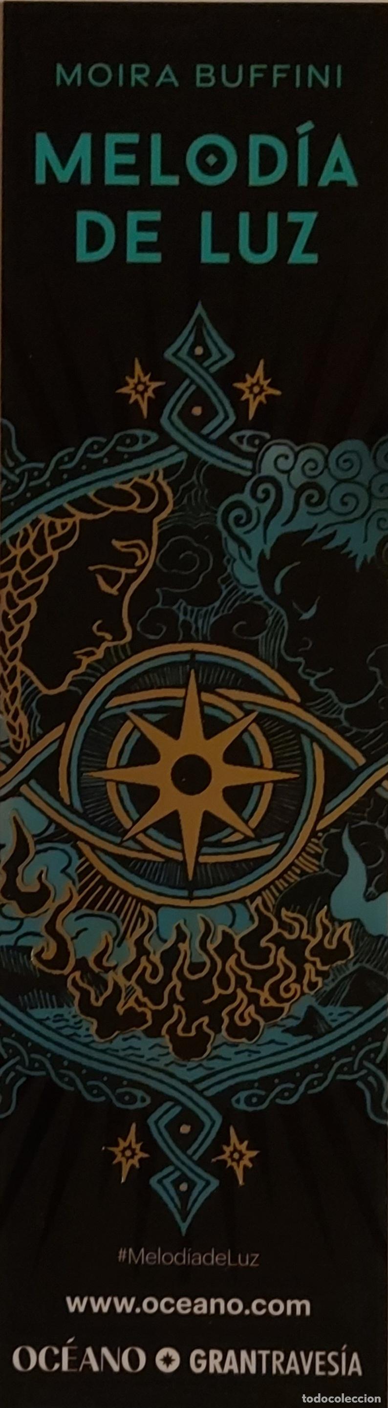 Sammeln von Lesezeichen: MARCAPAGINAS - OCEANO GRAN TRAVESIA - MELODIA DE LA LUZ - MOIRA BUFFINI - CON RELIEVE.
