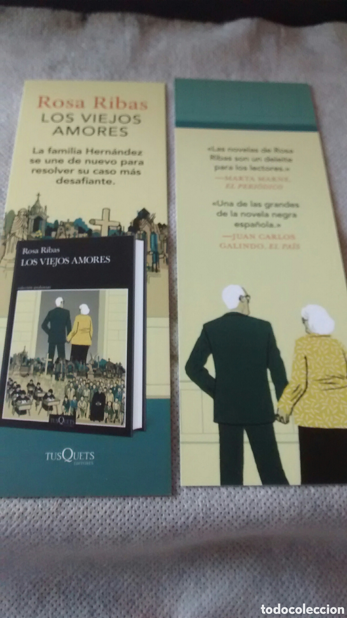 Coleccionismo Marcap&aacute;ginas: MARCAPAGINAS LOS VIEJOS AMORES-ROSA RIBAS-TUSQUETS