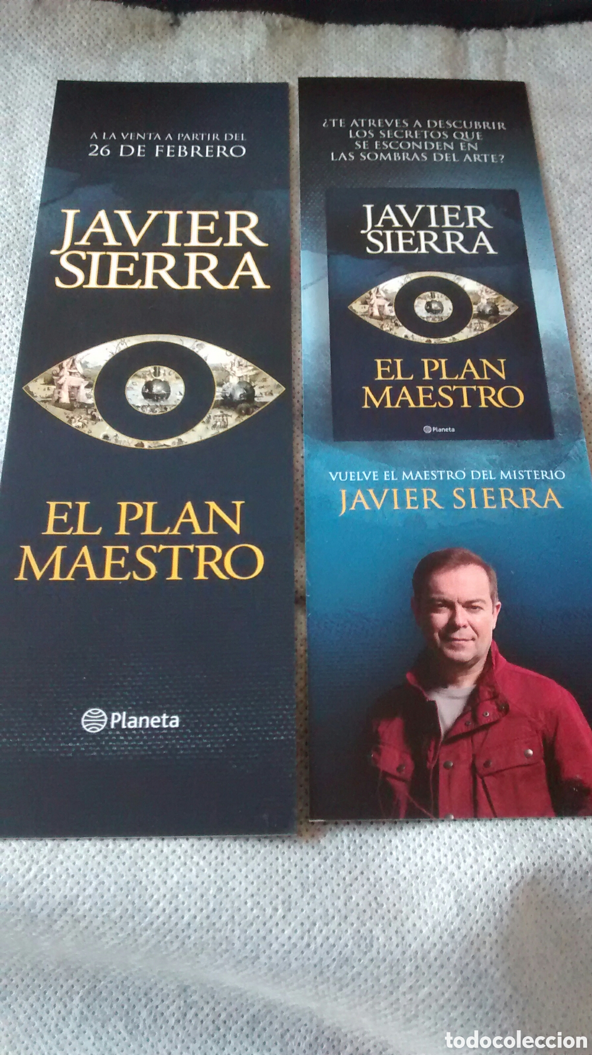 Coleccionismo Marcap&aacute;ginas: MARCAPAGINAS EL PLAN MAESTRO-JAVIER SIERRA-PLANETA