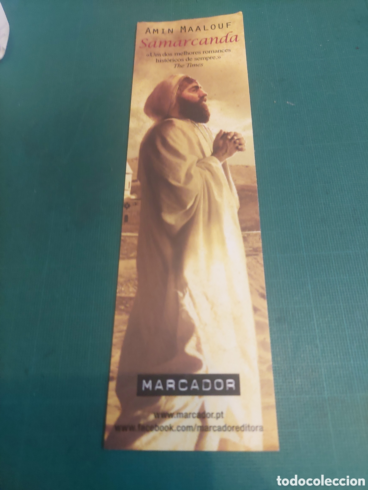 Coleccionismo marcap&aacute;ginas: MARCAPAGINAS AMIN MAALOUF SAMARCSNDA MARCAFOR - Foto 1