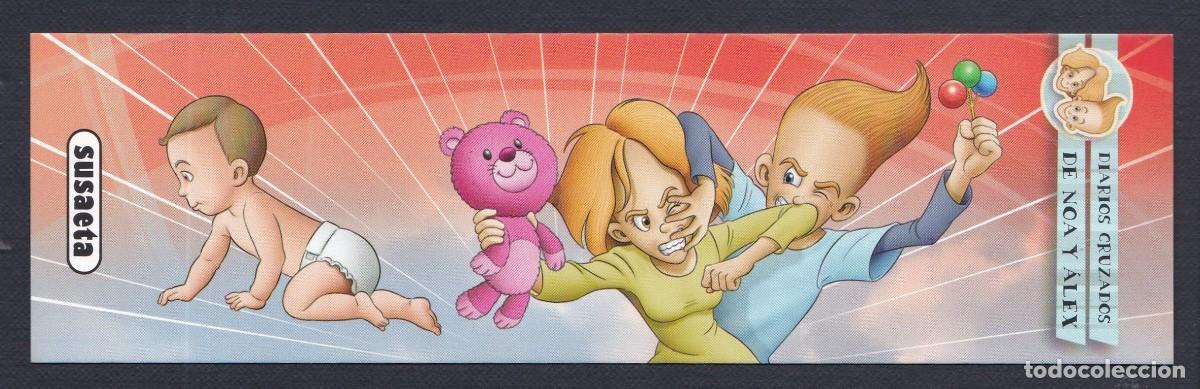 Sammeln von Lesezeichen: Marcapaginas editorial Susaeta diarios cruzados de Noa y Alex