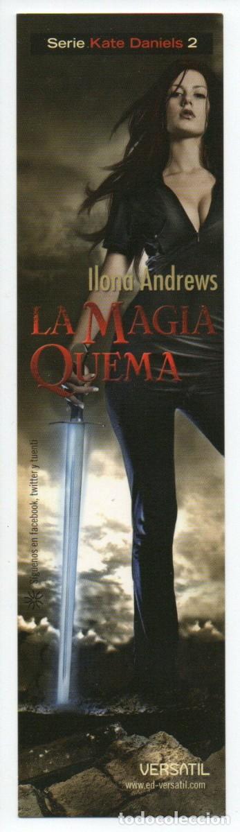 Coleccionismo Marcap&aacute;ginas: MARCAPAGINAS, LA MAGIA QUEMA. EDIT. VERSATIL.