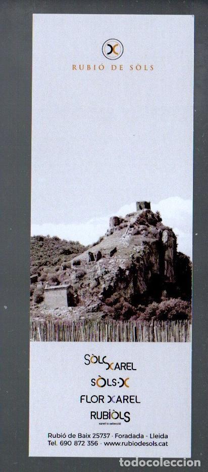 Coleccionismo marcap&aacute;ginas: MARCAPAGINAS, RUBI&Oacute; DE SOLS. FORADADA. LLEIDA. - Foto 1