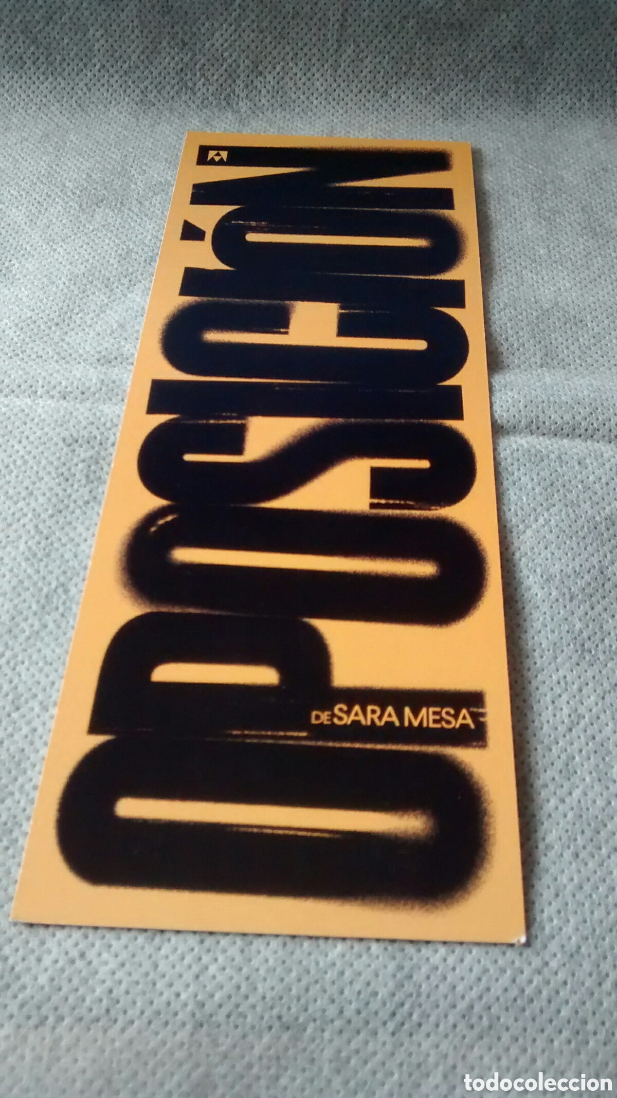 Coleccionismo marcap&aacute;ginas: MARCAPAGINAS OPOSICION-SARA MESA-ANAGRAMA - Foto 1