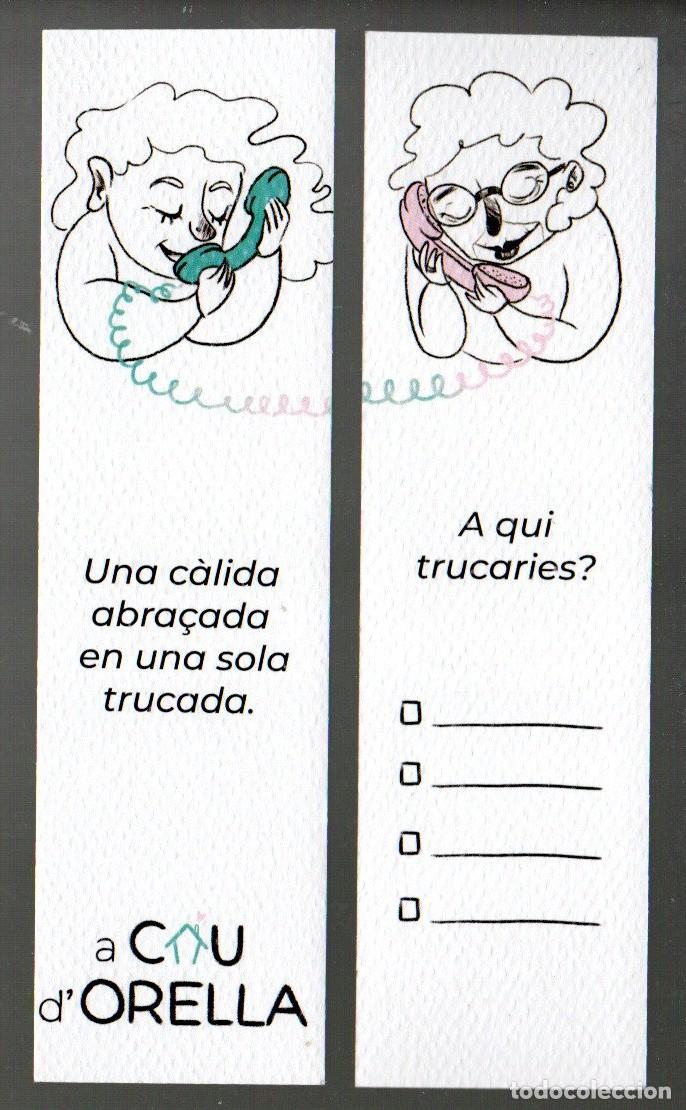 Coleccionismo Marcap&aacute;ginas: MARCAPAGINAS, A CAU D'ORELLA.